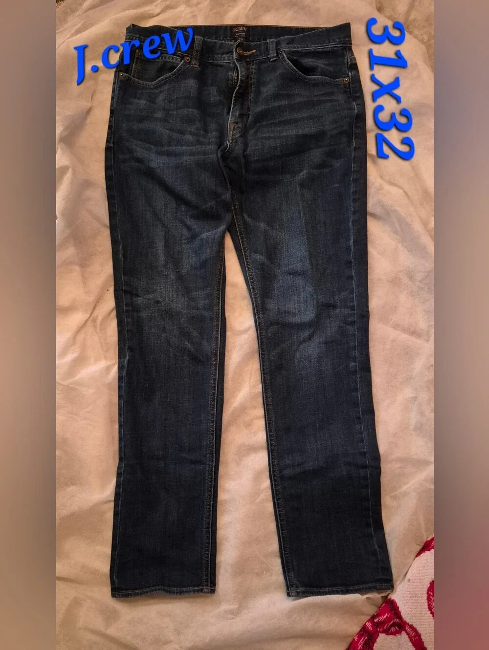 J. Crew Men’s Dark Indigo Straight Jeans